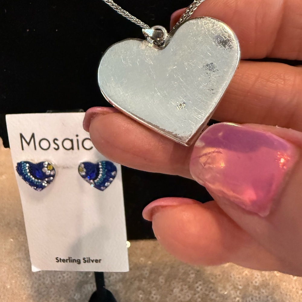 NWT Mosaico Austrian Crystal necklace & earrings 💕💕 new line! 💕💕 - Picture 8 of 12